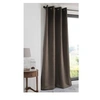 Image de Rideau occultant à oeillets uni polyester NOTTE - Taupe - 135x250cm