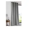 Image de Rideau occultant à oillets uni polyester NOTTE gris 135X250CM