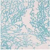 Image de Tissu toile imprimé coraux vendu au mètre(...) - Bleu (2004)