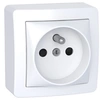 Image de Prise de courant ALREA connexion rapide blanc polaire 2P+T avec obturateurs - - SHN0262273P