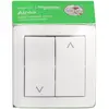 Image de Commande volet roulant blanc Schneider Alrea