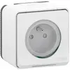 Image de Prise 2P+T en saillie étanche IP55 - blanc - Mureva - Schneider