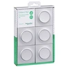 Image de Lot de 5 va et vient (avec plaque) - Odace - aluminium - Schneider