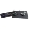 Image de Pack Gaming PG-7 clavier compact Azerty TKL Noir + souris optique + tapis de souris