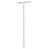 Image de Pied pour boites aux lettres Acier Blanc H.1110mm Ø45mm - 139281