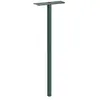 Image de Pied pour boites aux lettres Acier Vert H.1110mm Ø35mm - 139282