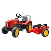Image de tracteur avec remorque Supercharger rouge