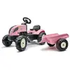 Image de Tracteur Country Star avec remorque - Rose