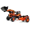 Image de Tractopelle enfant Kubota M135GX avec remorque 3 à 7 ans -