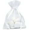 Image de 10 sacs organza 7.5x10cm blanc - chalayer 2462 0-1