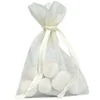 Image de 10 sacs organza 7.5x10cm ivoire - chalayer 2462 0-25