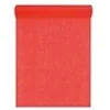 Image de Chemin De Table Uni En Tissu Non Tisse Rouge
