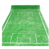 Image de chemin de table intissé terrain foot 30cmx5m vert - chalayer 3832 30-10