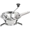 Image de Moulinex Moulin à légumes manuel classic en inox, acier Inoxydable, Petit modèle, Broyage facile, Purées, Soupes, Compotes, Compatible lave-vaisselle, Fabriqué en France A40106 en occasion ou reconditionné