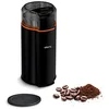 Image de Krups - Moulin à café électrique Silent Vortex Bol amovible - Inox - Noir | Broyeur café polyvalent pour grains - Épices et herbes - Technologie Vortex Spin brevetée - Bol compatible lave-vaisselle en occasion ou reconditionné