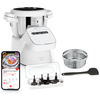 Image de Moulinex Companion, Robot cuiseur, 14 fonctions, Capacité XL 10 personnes, Blanc, Fabriqué en France,Robot cuiseur multifonction