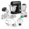 Image de Moulinex Bake Partner, Robot pâtissier, Bol de 4,6 L, Kit pâtisserie, Blender de 1,25 L, Découpe légumes, Broyeur et Hachoir, 1100 W,Robot pâtissier
