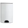 Image de Poubelle à pédale 20l blanc 90253