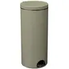 Image de Poubelle à pédale 30l gris vert 90319