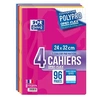 Image de Lot de 4 cahiers Openflex grands carreaux 24x32 cm