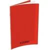 Image de Cahier 140 pages seyès 90 g, couverture polypropylène rouge, 24 x 32 cm CONQUERANT - rouge