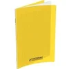 Image de Cahier 140 pages seyès 90 g, couverture polypropylène jaune, format 24 x 32 cm CONQUERANT - jaune