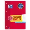 Image de Bloc de feuilles simples perforées, A4, seyès