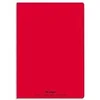 Image de Cahier piqûre 17x22 cm, 96 pages grands carreaux, Rouge