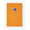 Image de Bloc note Perforé Orange A4 - 80 pages - Grands carreaux