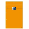 Image de l8maa bloc agrafé perforé 160 pages 210x315 ligné 80 g jaune 100106287