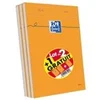 Image de bloc-notes, a5, quadrill, 80 feuilles, 2 + 1 gratuitorange, papier optique 80 g m2, couverture en carton, micro-perfor,