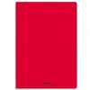 Image de Cahier piqûre 21x29,7cm, 96 pages grands carreaux, Rouge