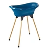 Image de Kit de bain VASCO : Baignoire + pieds + tuyau de vidange - Bleu océan