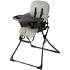 Image de Chaise Haute Handy - Confortable et pliable - Noir