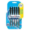 Image de Paper Mate Flexgrip Ultra - 5 Stylos bille rétractables - Noir - Pointe 1.0mm - sous blister