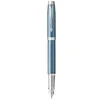Image de PARKER IM PREMIUM Stylo plume, Bleu gris, Plume fine, encre bleue, Coffret cadeau