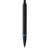 Image de Coffret cadeau IM Vibrant Rings Stylo à bille Bagues bleu océan et Recharge bleue pointe moyenne Satin Noir laqué