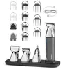 Image de BaByliss Tondeuse Multi-usage Super-X Metal 15 in 1 - Tout-en-un, Kit complet sans fil incluant une tondeuse barbe, corps & nez et oreilles, Waterproof, Lames en acier japonais, Argent/Gris, MT996E en occasion ou reconditionné