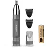 Image de BaByliss Tondeuse de précision Super-X Metal - 3-en-1 Tondeuse nez, oreilles et sourcils, 2 Accessoires, 2 Sabots, Fonctionne sur Pile   E116E en occasion ou reconditionné