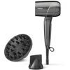 Image de BaByliss Sèche-Cheveux Titanium Shine avec Diffuseur   NOUVEAUTÉ 2025, Sèche-cheveux puissant et compact, Design ergonomique, Ionique anti-frisottis, 3 température & 3 vitesses, Argenté, D6200DE en occasion ou reconditionné