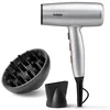 Image de BaByliss Sèche-Cheveux Cosmos avec Diffuseur, Léger   NOUVEAUTÉ 2025, Sèche-cheveux puissant et élégant de 2100W, Technologie ionique anti-frisottis, 3 températures & 2 vitesses, Argenté, D580DE en occasion ou reconditionné