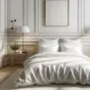 Image de 3S. x Tertio Housse de couette percale de coton - Blanc 240 x 220 cm
