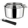 Image de - MALICE - Série de 3 casseroles 16/18/20cm
