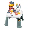 Image de Smoby - Little Table d'Activités - Nombreuses Fonctions Mécaniques - 4 Formes, 1 Balle, 1 Figurune Hippopotame - Développer la Motricité - A Partir de 12 Mois - Fabrication Française en occasion ou reconditionné