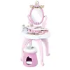 Image de Jeu de coiffure Coiffeuse Disney Princess 2 en 1 avec tabouret