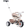 Image de Smoby - Tricycle Be Move Confort Beige - Evolutif 3 en 1 - Ceinture et Arceau de Sécurité - Poignée Parentale Réglable sur 3 Niveaux - A Partir de 10 Mois Jusqu'à 3 Ans - Fabrication Espagnole en occasion ou reconditionné