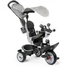 Image de - Tricycle Baby Driver Plus Gris - Velo Evolutif Enfant Des 10 Mois - Roues Silencieuses - Frein de Parking