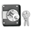 Image de Serrure de sûreté V135 50x25mm gauche cylindre diamètre 20mm longueur 40mm poli 2 clés - - 11736000