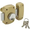 Image de - Verrou de securite Vachette Cyclop a bouton pour porte 29 a 37 mm