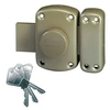 Image de - Verrou a bouton pour porte de service de 38 a 42 mm Pluton vachette